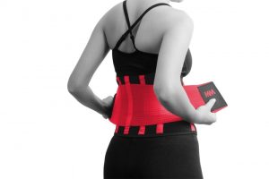 Пояс компресійний MadMax MFA-277 Slimming belt Black/rubine red M - Зображення 1