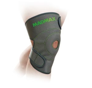 Наколінник MadMax MFA-295 Zahoprene Universal Knee Support Dark Grey/Green (1шт.) - Зображення 1