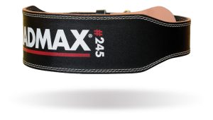 Пояс для важкої атлетики MadMax MFB-245 Full leather шкіряний Black L - Зображення 10
