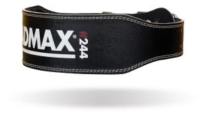 Пояс для важкої атлетики MadMax MFB-244 Sandwich шкіряний Black L - Зображення 10