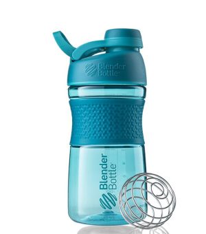 Шейкер спортивний (пляшка) BlenderBottle SportMixer Twist 20oz/590ml Teal - Зображення 1