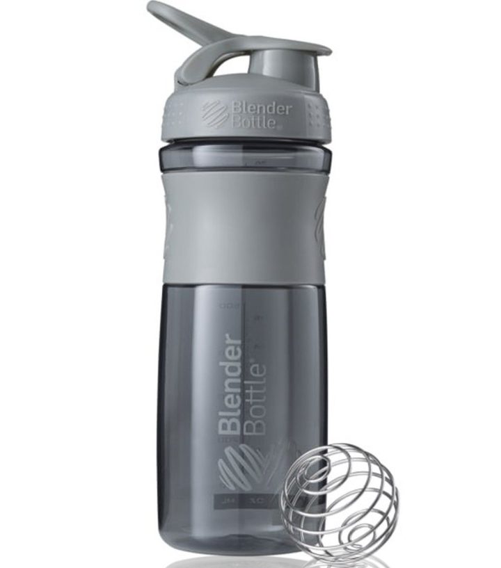 Шейкер спортивний (пляшка) BlenderBottle SportMixer Flip 28oz/820ml Grey - Зображення 2