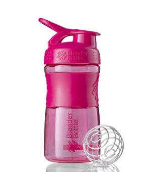Шейкер спортивний (пляшка) BlenderBottle SportMixer Flip 20oz/590ml Pink FL - Зображення 3