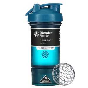 Шейкер спортивний BlenderBottle ProStak 22oz/650ml з 2-ма контейнерами Navy - Зображення 9