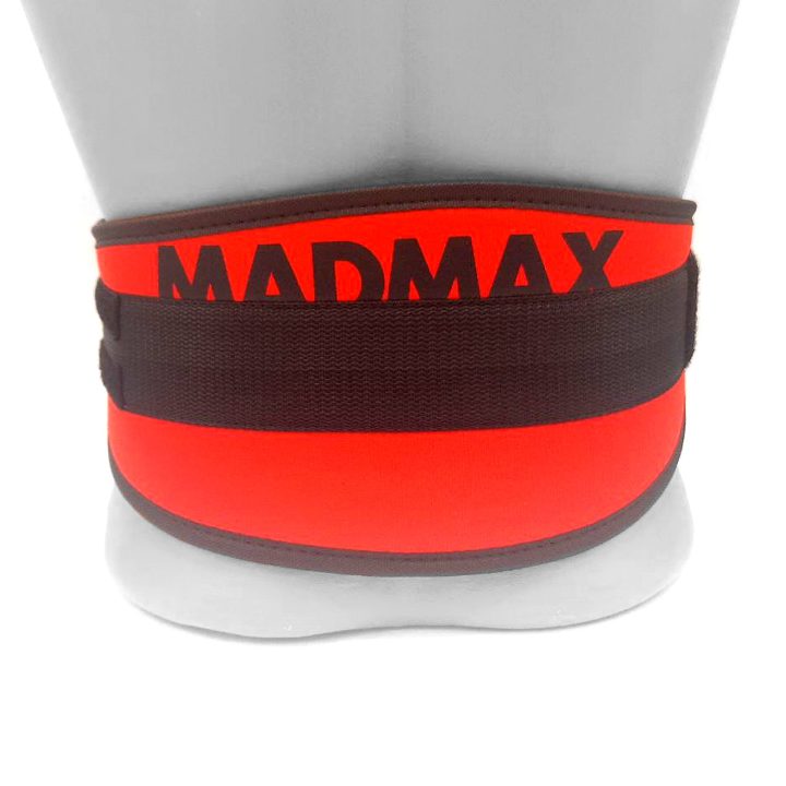Пояс для важкої атлетики MadMax MFB-421 Simply the Best неопреновий Red XL - Зображення 8