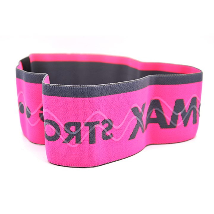 Набір тканевих гумок для фітнесу та спорту MadMax MFA-305 Hiploop set 3 pcs. Grey/Pink - Зображення 5
