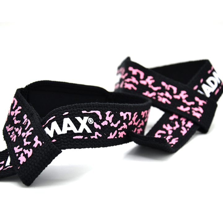 Лямки для тяги MadMax Camo Power Wrist Straps Camo/Pink - Зображення 4