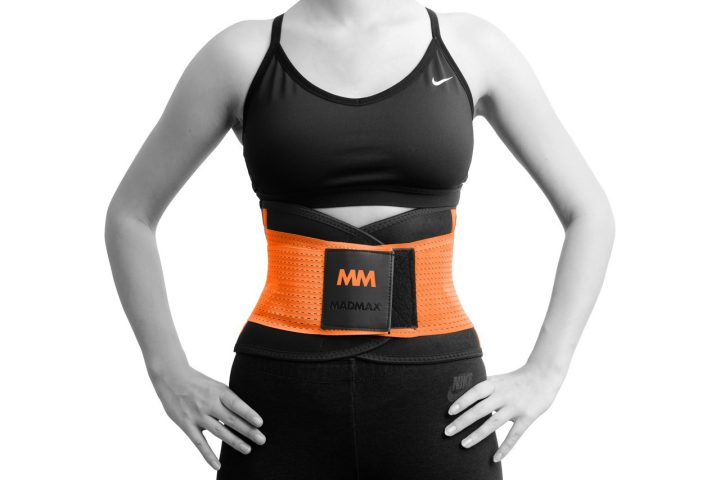 Пояс компресійний MadMax MFA-277 Slimming belt Black/neon orange M - Зображення 2
