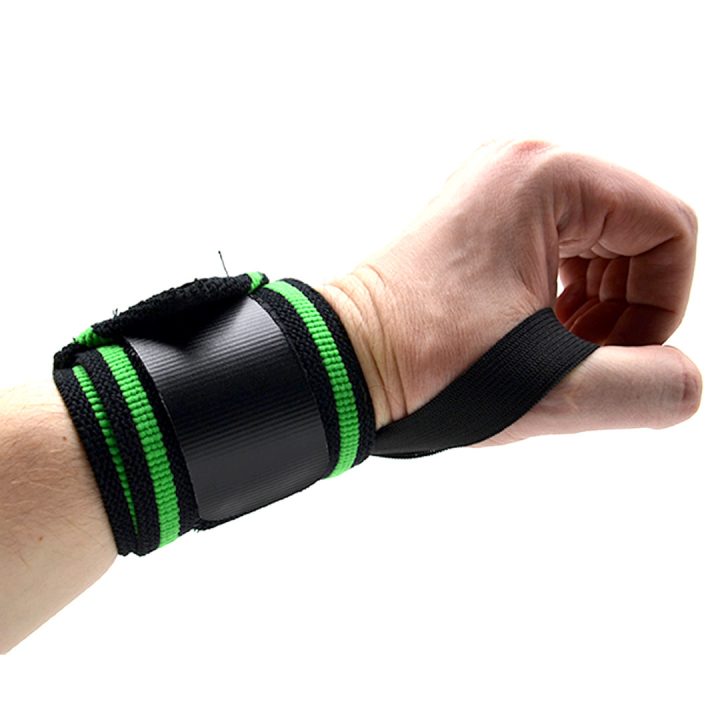 Кистьові бинти MadMax MFA-298 Wrist Wraps 18" Black/Green (пара) - Зображення 9