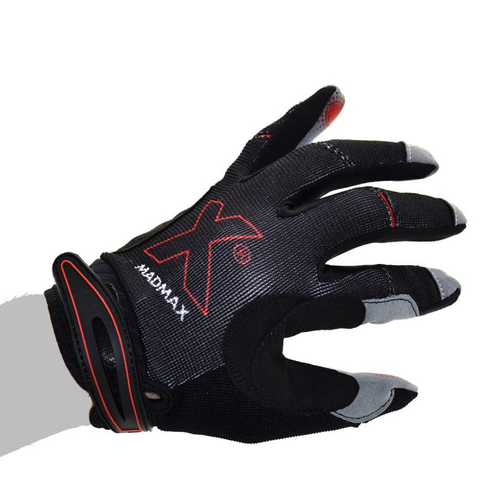 Рукавички для фітнесу MadMax MXG-103 X Gloves Black/Grey M - Зображення 2