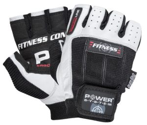 Рукавички для фітнесу Power System PS-2300 Fitness Black/White M - Зображення 1