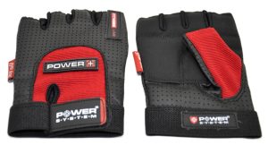 Рукавички для фітнесу Power System PS-2500 Power Plus Black/Red S - Зображення 2