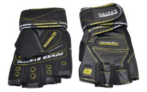 Рукавички для фітнесу Power System PS-2810 Ultimate Motivation Black/Yellow Line L - Зображення 4