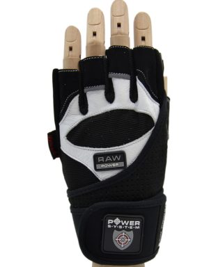 Рукавички для фітнесу Power System PS-2850 Raw Power Black/White L - Зображення 2