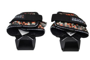 Гаки для тяги на зап'ястя Power System PS-3370 Hooks Camo Black/Red XL - Зображення 4