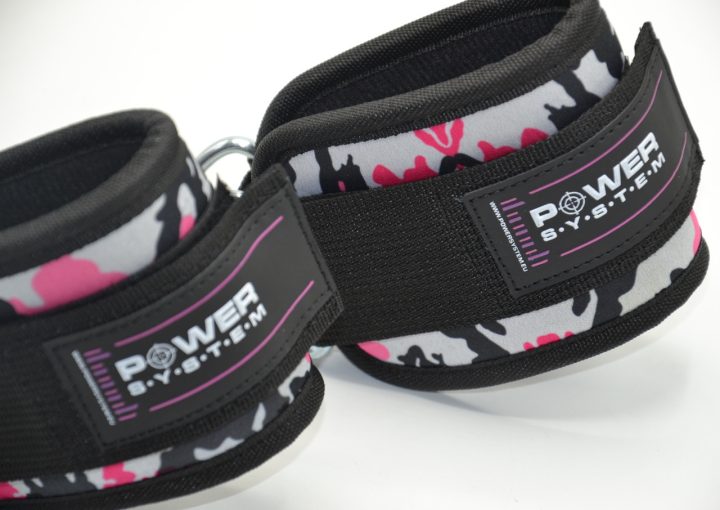 Манжети на щиколотку Power System PS-3470 Ankle Strap Camo Pink/Black - Зображення 6