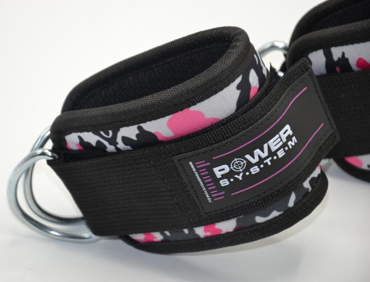 Манжети на щиколотку Power System PS-3470 Ankle Strap Camo Pink/Black - Зображення 7