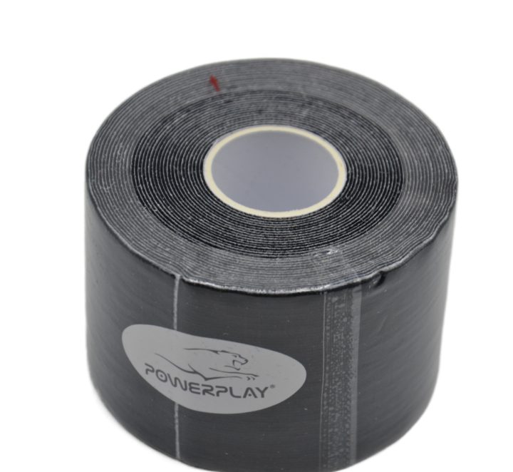 Кінезіологічний тейп PowerPlay 4315 Чорний 5cм*5м - Зображення 7
