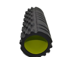 Масажний ролик (роллер) PowerPlay 4025 Massage Roller Чорно-зелений (33x15см.) - Зображення 5