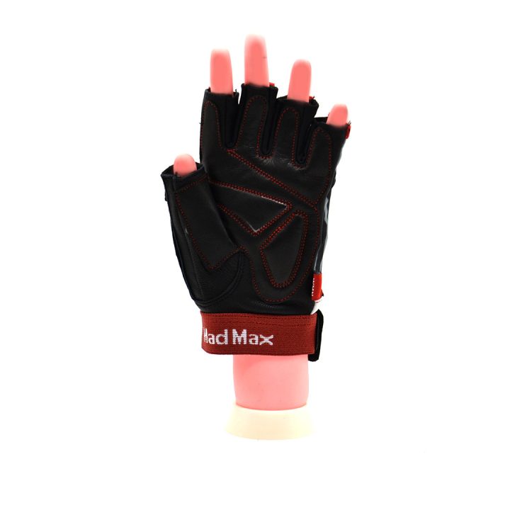 Рукавички для фітнесу MadMax MFG-911 Nine-eleven Zebra B&W zebra M - Зображення 5