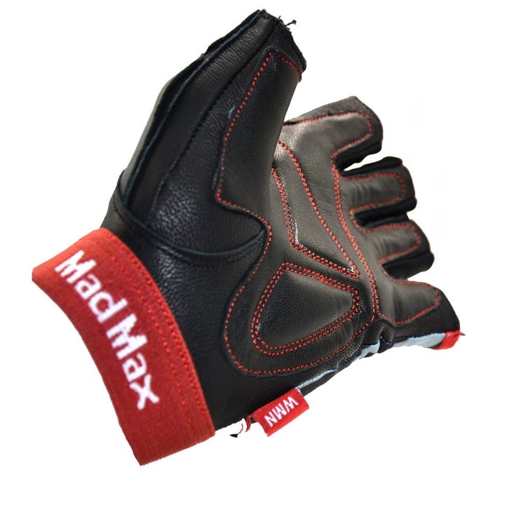 Рукавички для фітнесу MadMax MFG-911 Nine-eleven Zebra B&W zebra M - Зображення 9