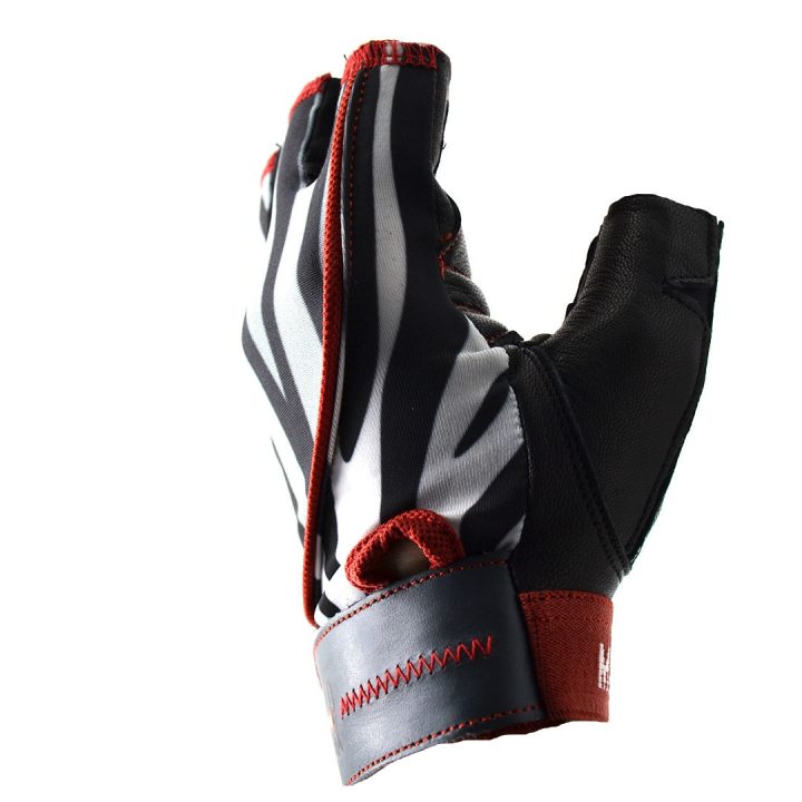 Рукавички для фітнесу MadMax MFG-911 Nine-eleven Zebra B&W zebra S - Зображення 8