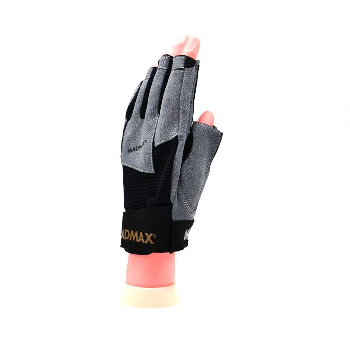 Рукавички для фітнесу MadMax MFG-871 Damasteel Grey/Black XXL - Зображення 3