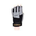 Рукавички для фітнесу MadMax MFG-871 Damasteel Grey/Black S - Зображення 2