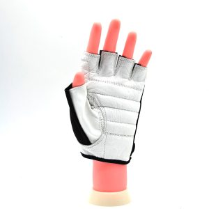 Рукавички для фітнесу MadMax MFG-250 Basic White S - Зображення 3