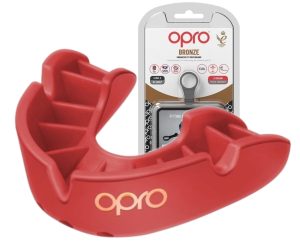 Капа OPRO Bronze доросла (вік 11+) Red (art.102500002) - Зображення 1