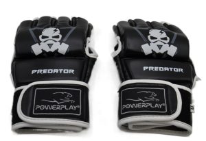 Рукавиці для MMA PowerPlay 3056 А Чорно-Білі XL - Зображення 4