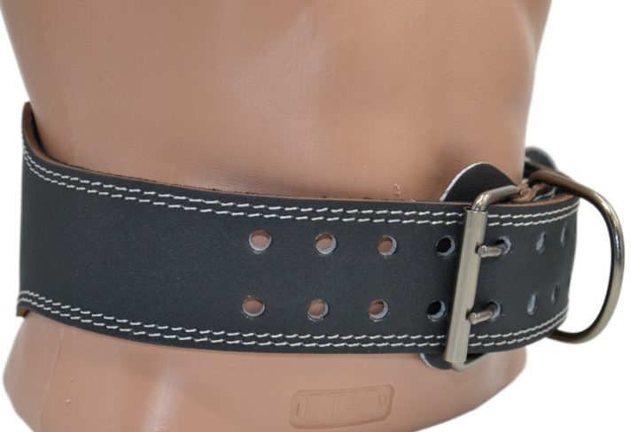 Пояс для важкої атлетики MadMax MFB-245 Full leather шкіряний Black L - Зображення 7