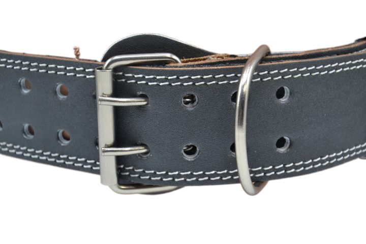 Пояс для важкої атлетики MadMax MFB-245 Full leather шкіряний Black M - Зображення 3