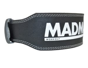Пояс для важкої атлетики MadMax MFB-244 Sandwich шкіряний Black M - Зображення 4