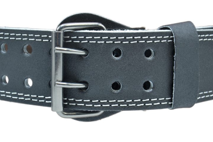 Пояс для важкої атлетики MadMax MFB-244 Sandwich шкіряний Black L - Зображення 5