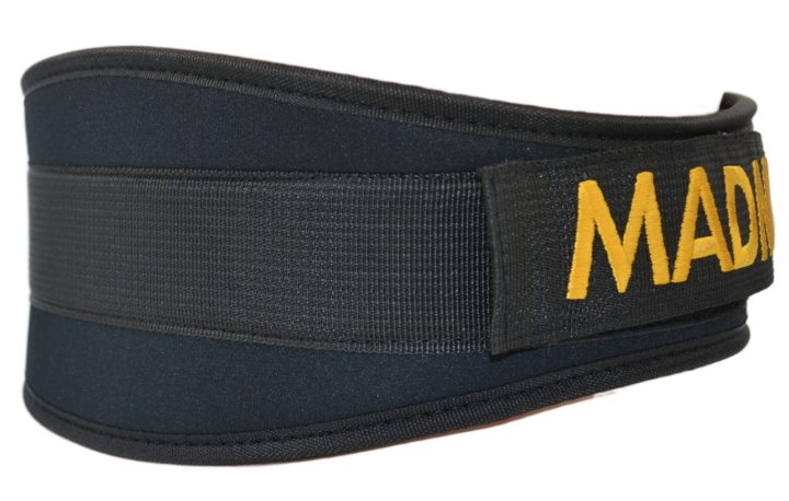 Пояс для важкої атлетики MadMax MFB-313 Body Conform неопреновий Black L - Зображення 5