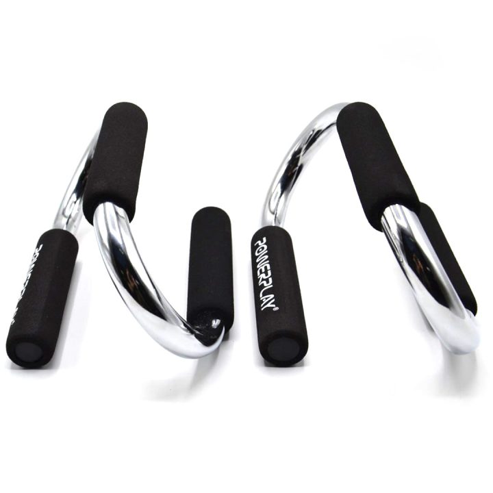 Упори для віджимань PowerPlay 4318 Push-Up Bars Stell металеві (S-подібні) - Зображення 4