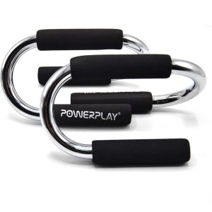 Упори для віджимань PowerPlay 4318 Push-Up Bars Stell металеві (S-подібні) - Зображення 3