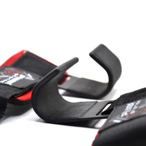 Гаки для тяги на зап'ястя Power System PS-3310 Hardcore Hooks Black/Red - Зображення 8