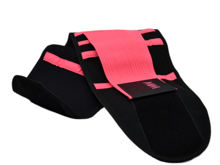 Пояс компресійний MadMax MFA-277 Slimming belt Black/neon pink M - Зображення 3