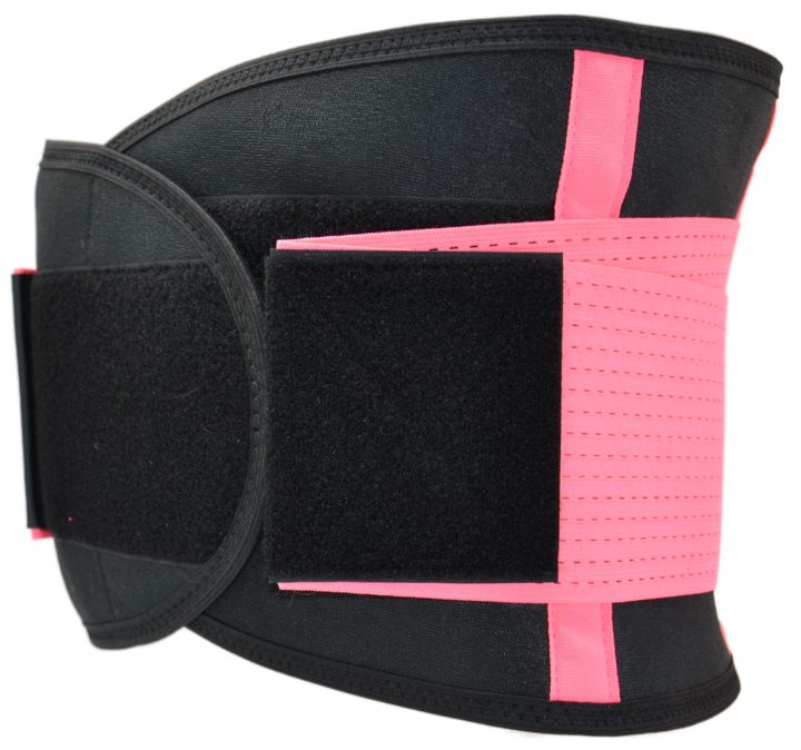 Пояс компресійний MadMax MFA-277 Slimming belt Black/neon pink S - Зображення 4