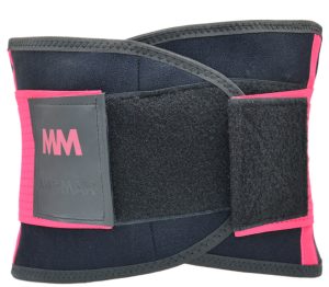 Пояс компресійний MadMax MFA-277 Slimming belt Black/rubine red M - Зображення 4