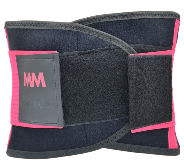 Пояс компресійний MadMax MFA-277 Slimming belt Black/rubine red M - Зображення 4