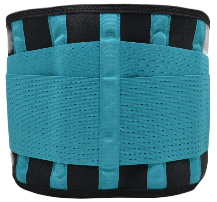 Пояс компресійний MadMax MFA-277 Slimming belt Black/turquoise M - Зображення 4
