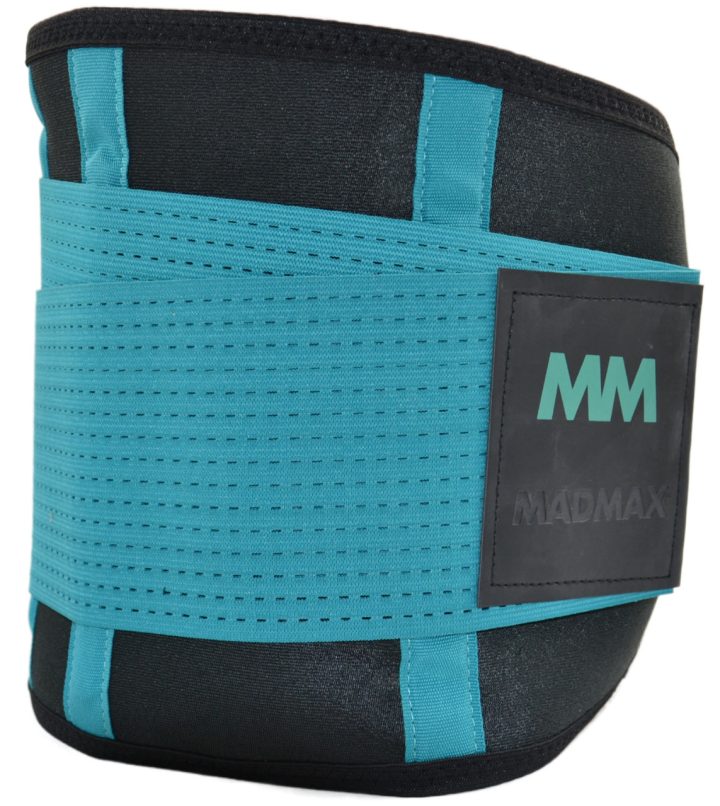 Пояс компресійний MadMax MFA-277 Slimming belt Black/turquoise S - Зображення 6