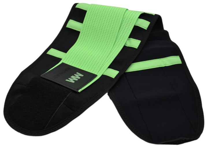 Пояс компресійний MadMax MFA-277 Slimming belt Black/neon green S - Зображення 5