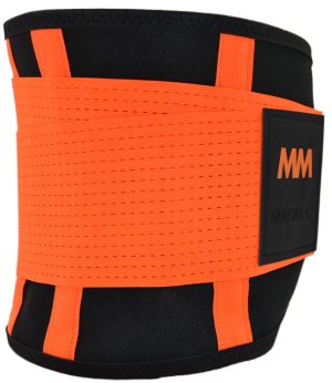 Пояс компресійний MadMax MFA-277 Slimming belt Black/neon orange S - Зображення 5