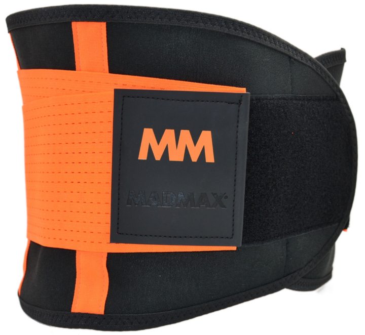 Пояс компресійний MadMax MFA-277 Slimming belt Black/neon orange M - Зображення 3