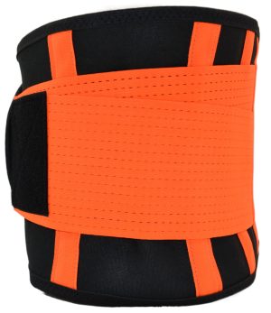 Пояс компресійний MadMax MFA-277 Slimming belt Black/neon orange S - Зображення 6