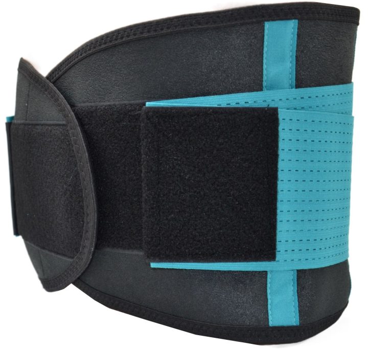 Пояс компресійний MadMax MFA-277 Slimming belt Black/turquoise M - Зображення 7